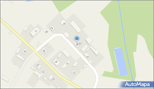 Węgorzyn, Węgorzyn, 15, mapa Węgorzyn