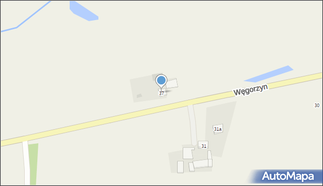 Węgorzyn, Węgorzyn, 37, mapa Węgorzyn