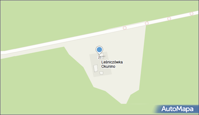 Węgorzynko, Węgorzynko, 10, mapa Węgorzynko