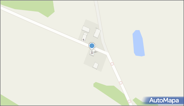 Węgorzynko, Węgorzynko, 11, mapa Węgorzynko