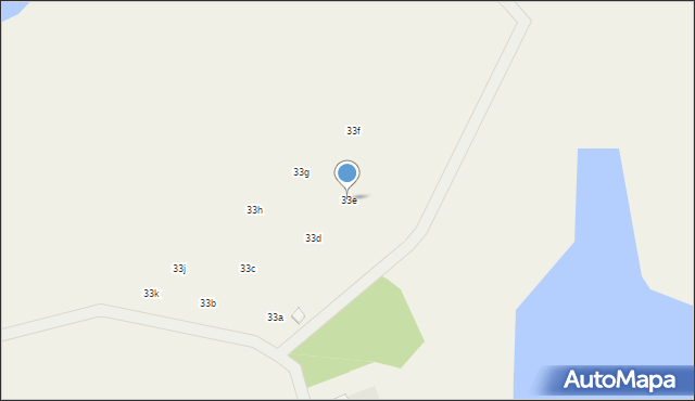 Węgorzynko, Węgorzynko, 33e, mapa Węgorzynko