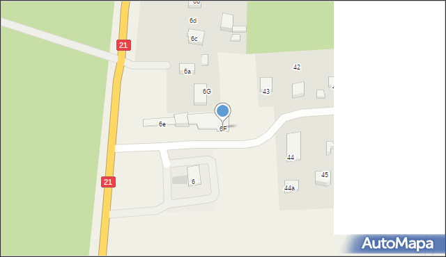 Węgorzynko, Węgorzynko, 6F, mapa Węgorzynko