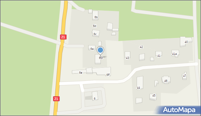 Węgorzynko, Węgorzynko, 6G, mapa Węgorzynko
