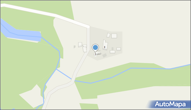 Węgorzynko, Węgorzynko, 7, mapa Węgorzynko