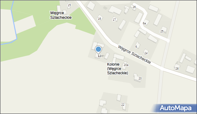 Węgrce Szlacheckie, Węgrce Szlacheckie, 18, mapa Węgrce Szlacheckie