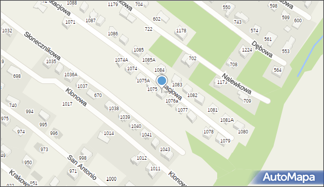 Węgrzce Wielkie, Węgrzce Wielkie, 1076, mapa Węgrzce Wielkie