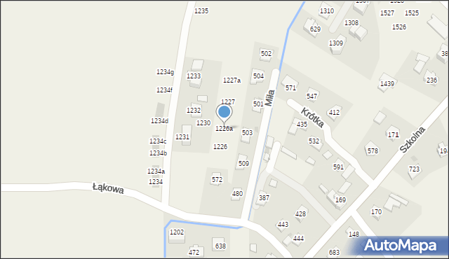 Węgrzce Wielkie, Węgrzce Wielkie, 1226a, mapa Węgrzce Wielkie