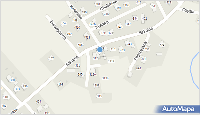 Węgrzce Wielkie, Węgrzce Wielkie, 313, mapa Węgrzce Wielkie