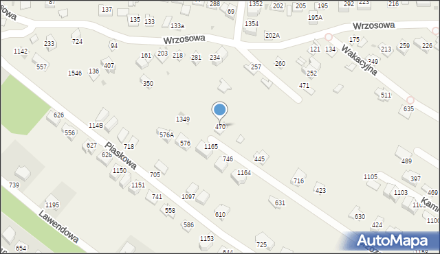 Węgrzce Wielkie, Węgrzce Wielkie, 470, mapa Węgrzce Wielkie