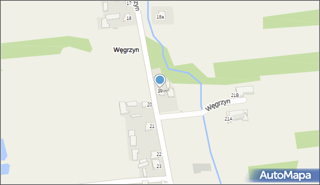 Węgrzyn, Węgrzyn, 19b, mapa Węgrzyn