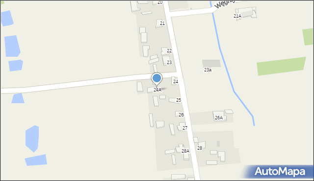 Węgrzyn, Węgrzyn, 24A, mapa Węgrzyn