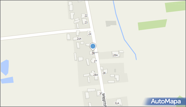 Węgrzyn, Węgrzyn, 26, mapa Węgrzyn
