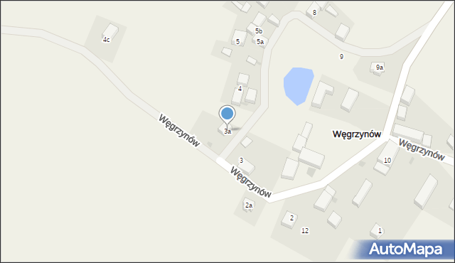 Węgrzynów, Węgrzynów, 3a, mapa Węgrzynów