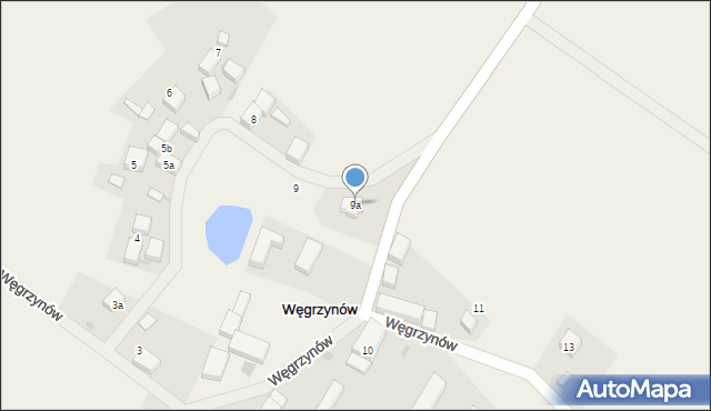 Węgrzynów, Węgrzynów, 9a, mapa Węgrzynów