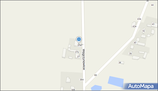 Węgrzynowice, Węgrzynowice, 37A, mapa Węgrzynowice
