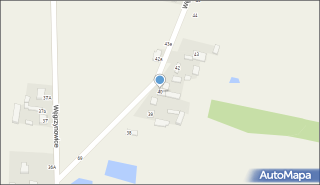 Węgrzynowice, Węgrzynowice, 40, mapa Węgrzynowice