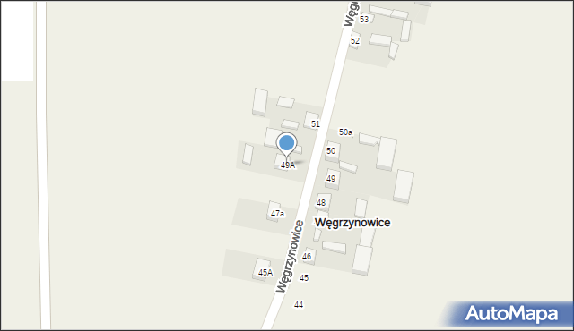 Węgrzynowice, Węgrzynowice, 49A, mapa Węgrzynowice