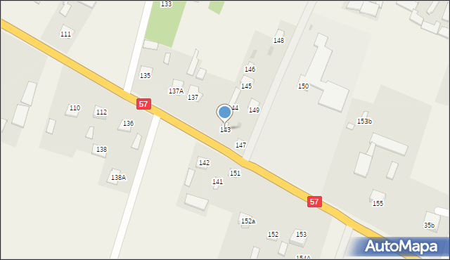 Węgrzynowo, Węgrzynowo, 143, mapa Węgrzynowo