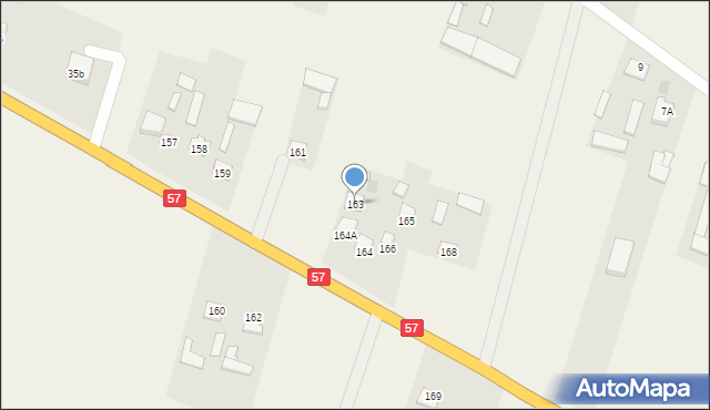 Węgrzynowo, Węgrzynowo, 163, mapa Węgrzynowo