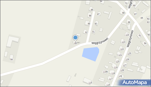 Węgrzynowo, Węgrzynowo, 93, mapa Węgrzynowo