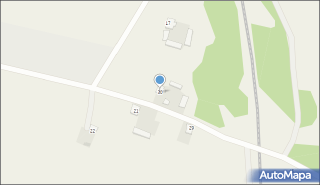 Węgrzynowo, Węgrzynowo, 30, mapa Węgrzynowo