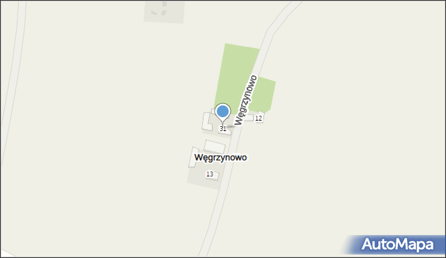 Węgrzynowo, Węgrzynowo, 31, mapa Węgrzynowo
