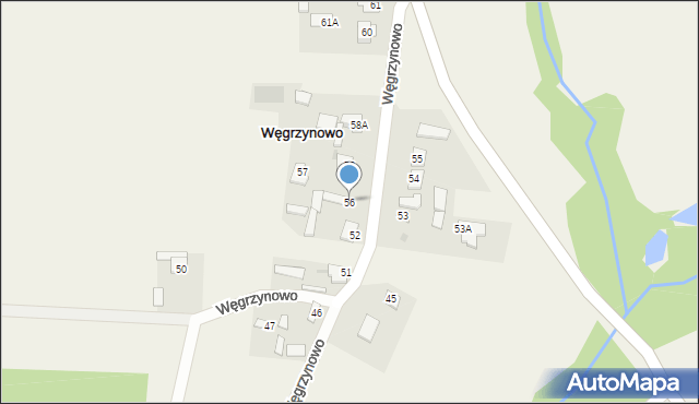 Węgrzynowo, Węgrzynowo, 56, mapa Węgrzynowo