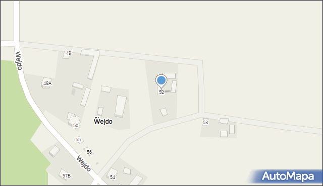 Wejdo, Wejdo, 52, mapa Wejdo