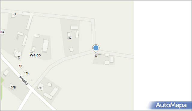 Wejdo, Wejdo, 53, mapa Wejdo