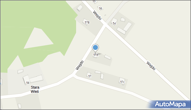 Wejdo, Wejdo, 57A, mapa Wejdo