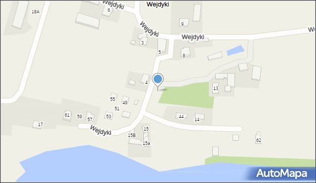 Wejdyki, Wejdyki, 10, mapa Wejdyki