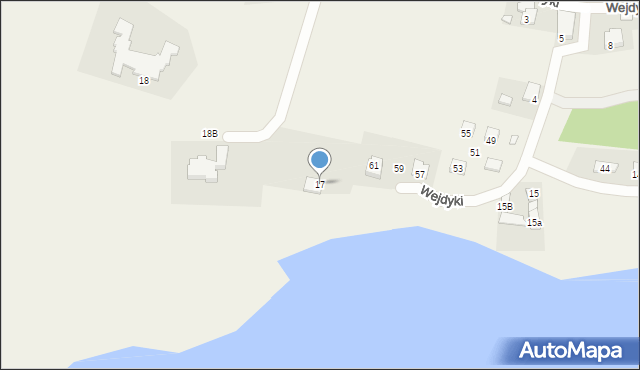 Wejdyki, Wejdyki, 17, mapa Wejdyki