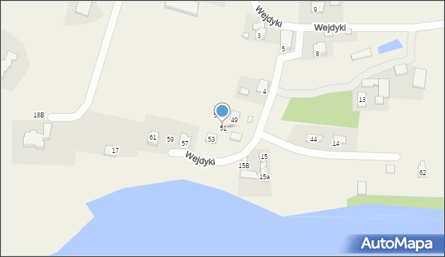 Wejdyki, Wejdyki, 51, mapa Wejdyki