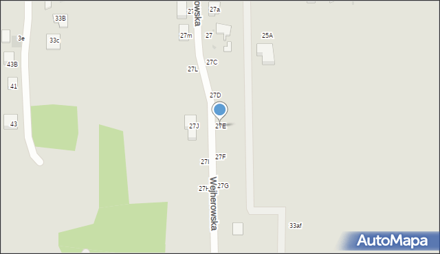 Wejherowo, Wejherowska, 27E, mapa Wejherowo