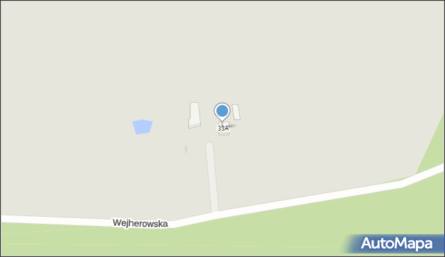Wejherowo, Wejherowska, 33A, mapa Wejherowo