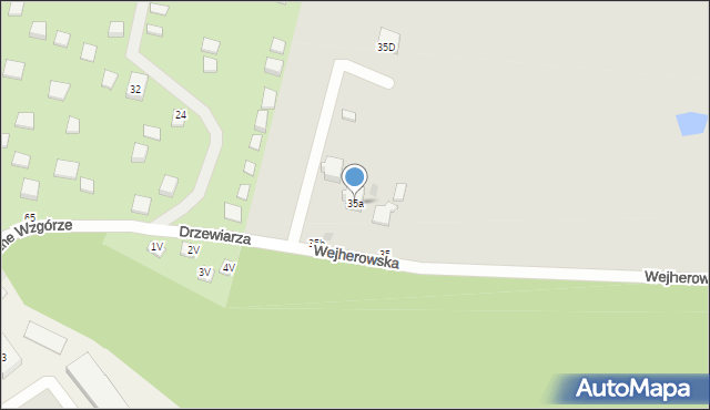 Wejherowo, Wejherowska, 35a, mapa Wejherowo