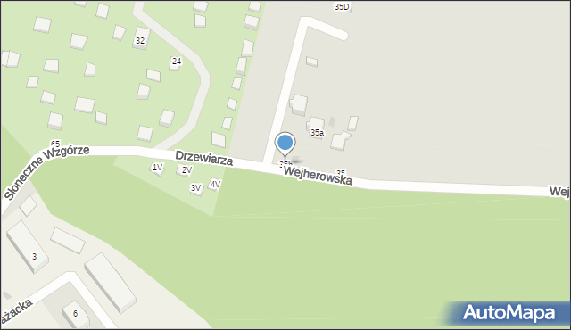 Wejherowo, Wejherowska, 35b, mapa Wejherowo