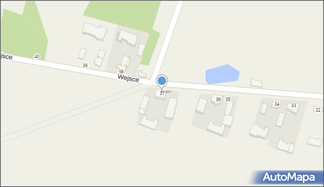 Wejsce, Wejsce, 37, mapa Wejsce