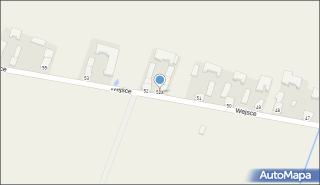 Wejsce, Wejsce, 52a, mapa Wejsce