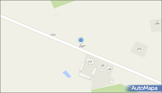 Wejsuny, Wejsuny, 101e, mapa Wejsuny