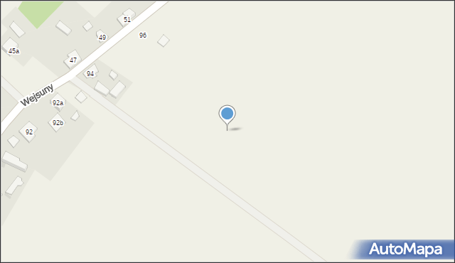Wejsuny, Wejsuny, 94e, mapa Wejsuny