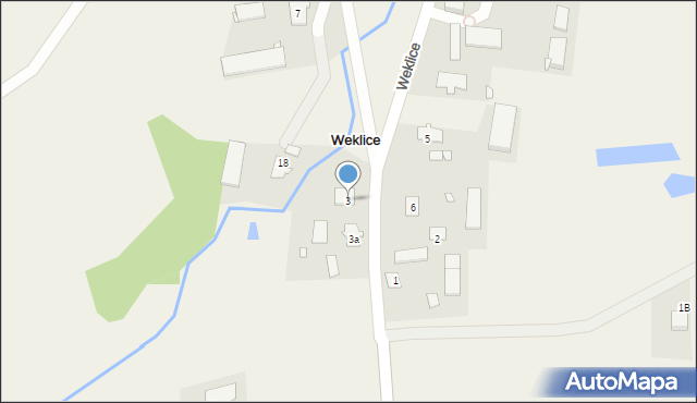 Weklice, Weklice, 3, mapa Weklice