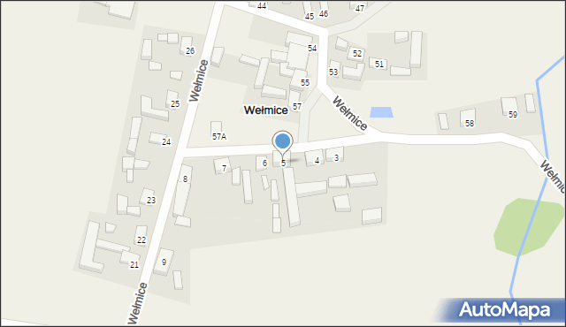 Wełmice, Wełmice, 5, mapa Wełmice