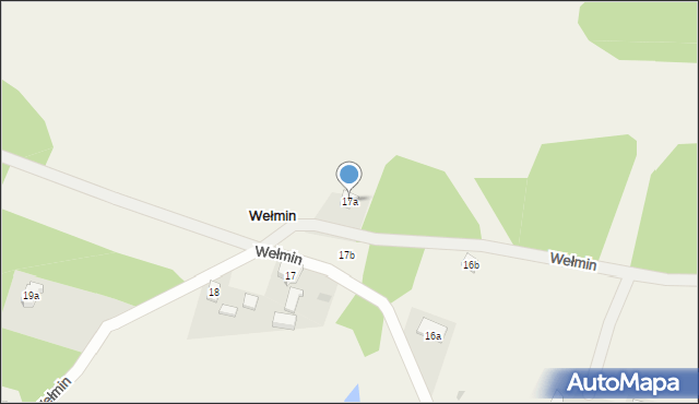 Wełmin, Wełmin, 17a, mapa Wełmin