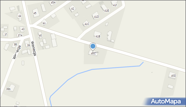 Wenecja, Wenecja, 40C, mapa Wenecja