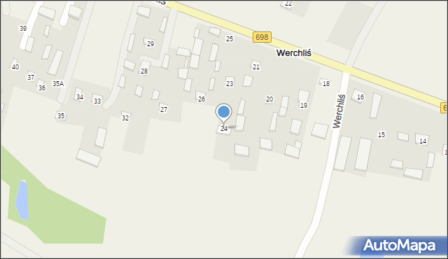 Werchliś, Werchliś, 24, mapa Werchliś