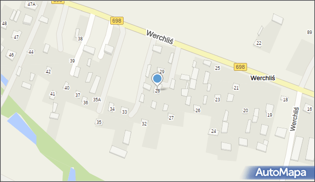 Werchliś, Werchliś, 28, mapa Werchliś