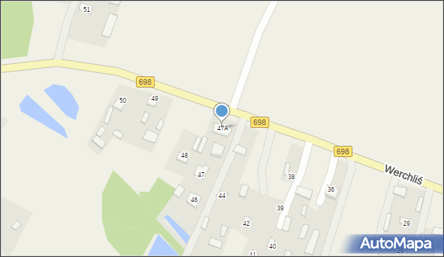 Werchliś, Werchliś, 47A, mapa Werchliś