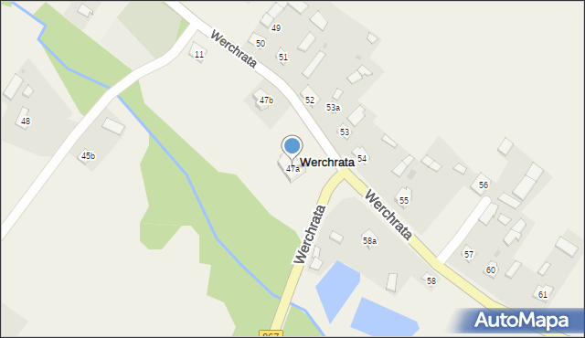 Werchrata, Werchrata, 47a, mapa Werchrata