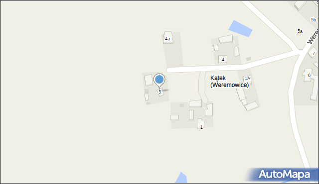 Weremowice, Weremowice, 3, mapa Weremowice